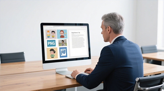 create new file instantly from pngs